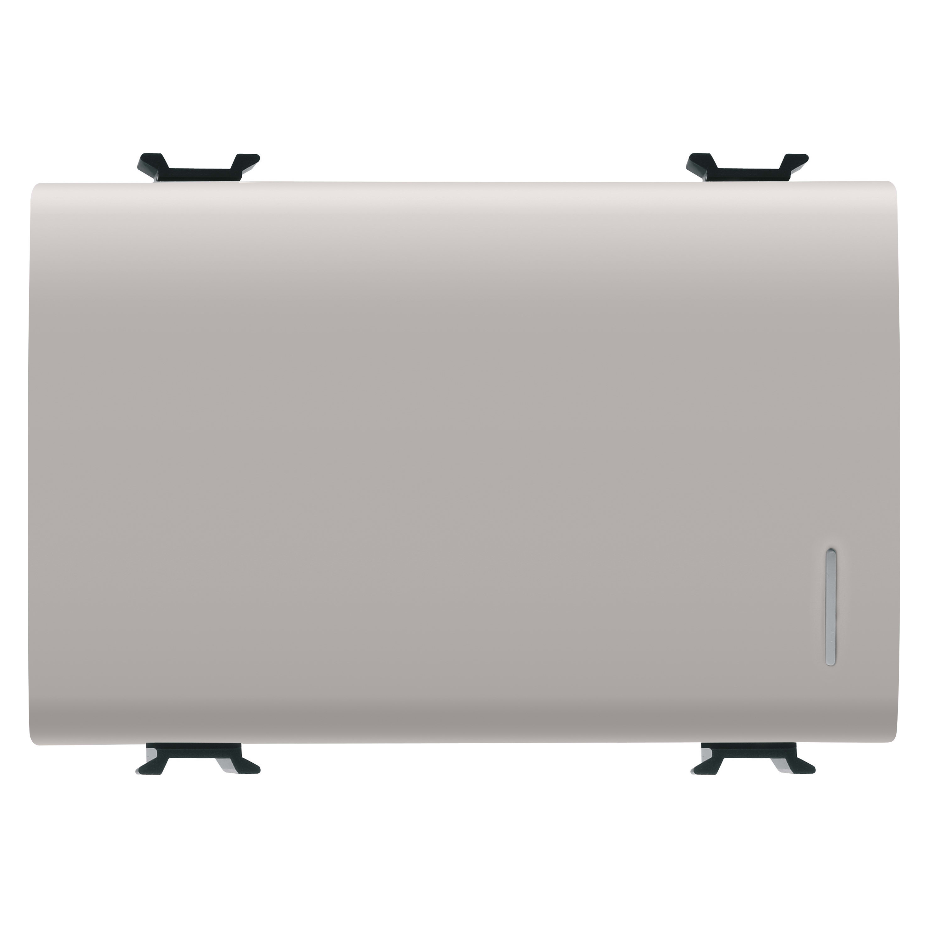 GEWISS - GEWGW13182 PULSANTE UNIPOLARE 250V ac - NA 16A ILLUMINABILE - CON DIFFUSORE - 3 MODULI - NATURAL BEIGE SATINATO - CHORUSMART