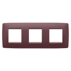 GEWISS - GEWGW16126VD PLACCA ONE INT.2+2+2M O TUSCAN RED