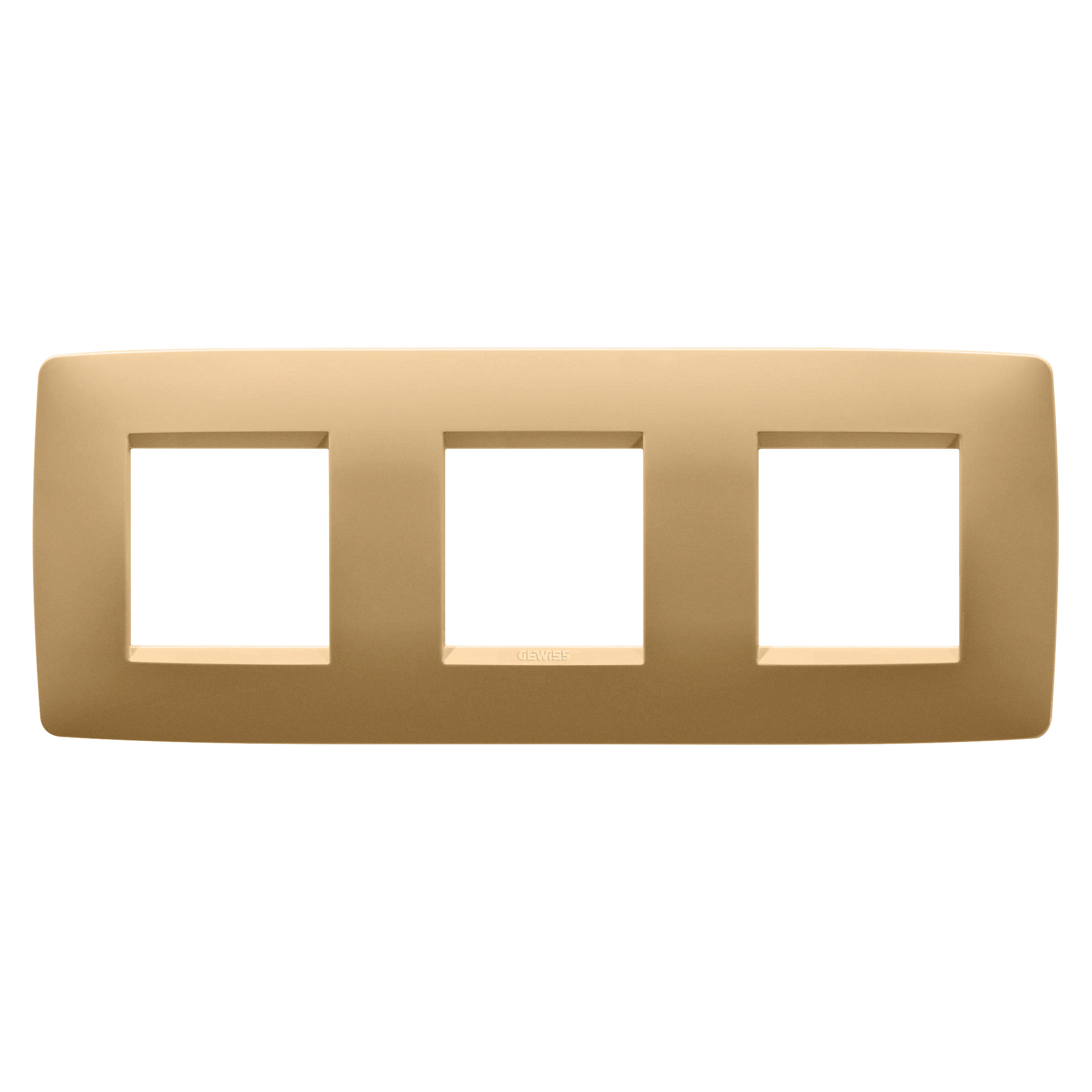 GEWISS - GEWGW16126VO PLACCA ONE INT.2+2+2M O ORO