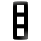 GEWISS - GEWGW16127TN PLACCA ONE INT.2+2+2M V.NERO TONER