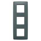 GEWISS - GEWGW16127VZ PLACCA ONE INTERNATIONAL - IN TECNOPOLIMERO VERNICIATO - 2+2+2 POSTI VERTICALE - OTTANIO - CHORUSMART