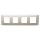 GEWISS - GEWGW16128TI PLACCA ONE INT.2+2+2+2M O.AVORIO