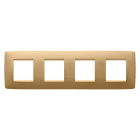 GEWISS - GEWGW16128VO PLACCA ONE INT.2+2+2+2M O ORO