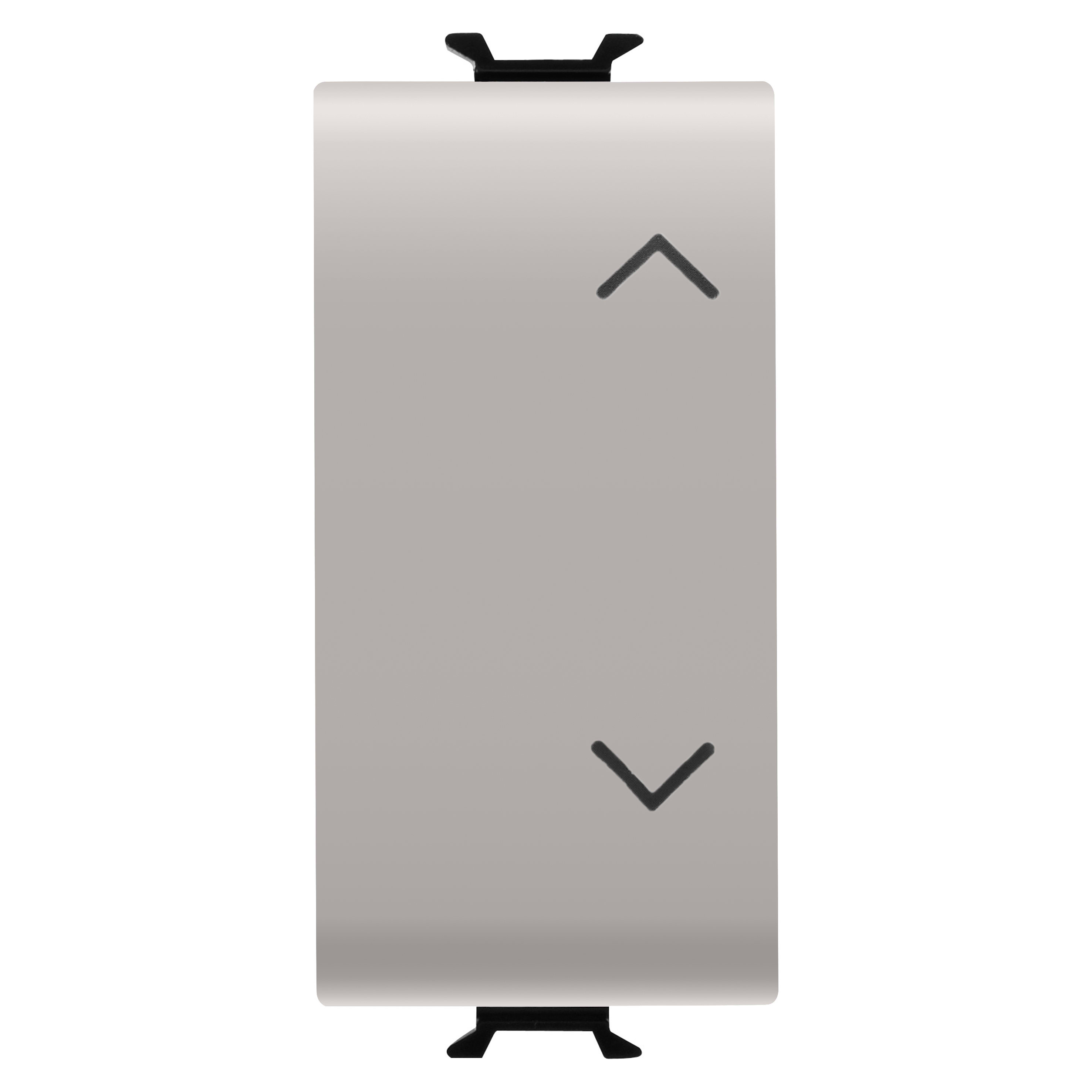 GEWISS - GEWGW13122 COMMUTATORE BIPOLARE - 250V ac - 10AX - TASTO NEUTRO - SIMBOLO SU-GIU' - 1 MODULO - NATURAL BEIGE SATINATO - CHORUSMART