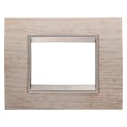 GEWISS - GEWGW16203WK PLACCA LUX 3M LEGNO ROVERE CHIARO