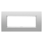 GEWISS - GEWGW16206XR PLACCA LUX 6M METALLO MAGNETIC GRAY