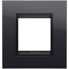 GEWISS - GEWGW16222YN PLACCA LUX INT.2M NERO TONER LAVY