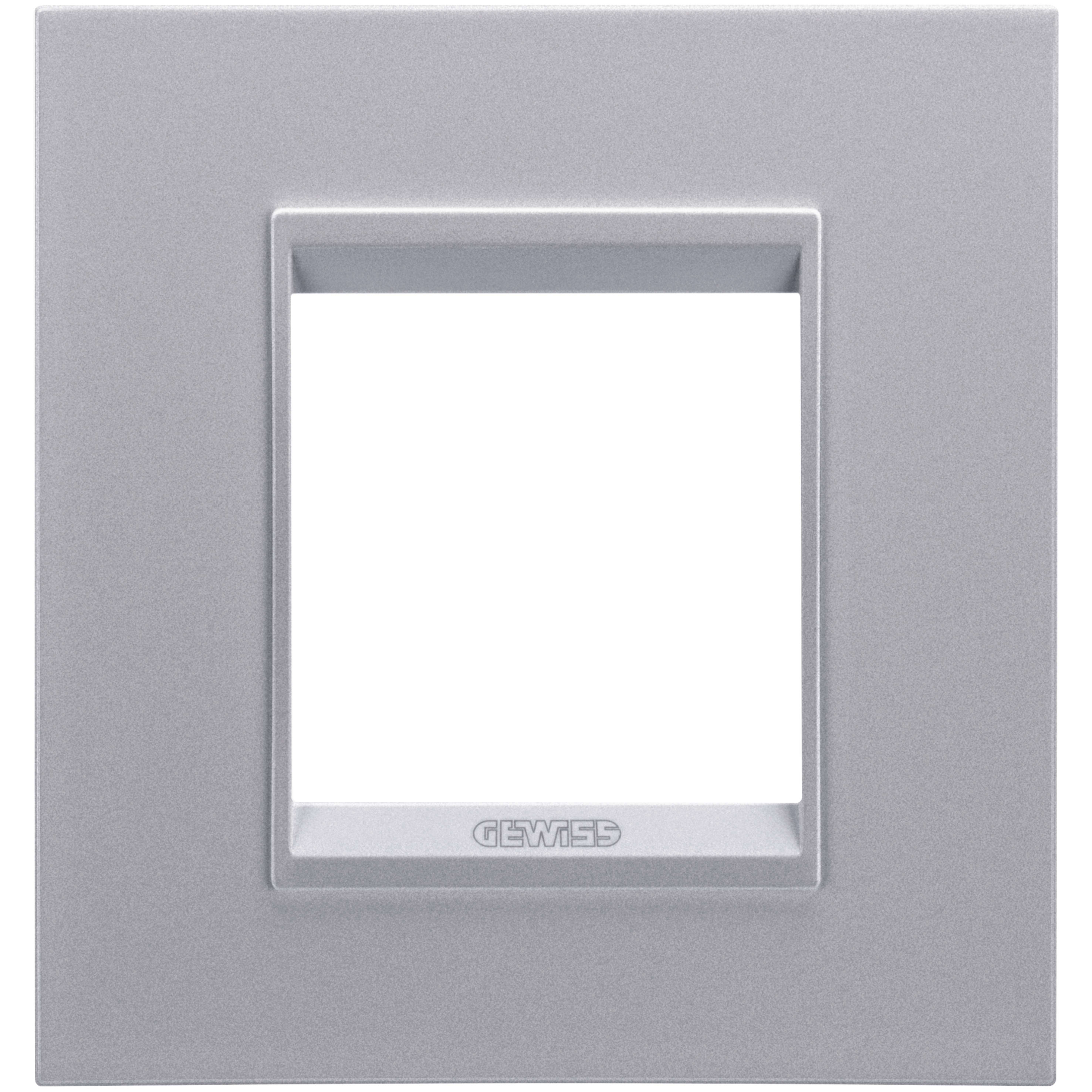 GEWISS - GEWGW16222YT PLACCA LUX INT.2M TITANIO MONOC.