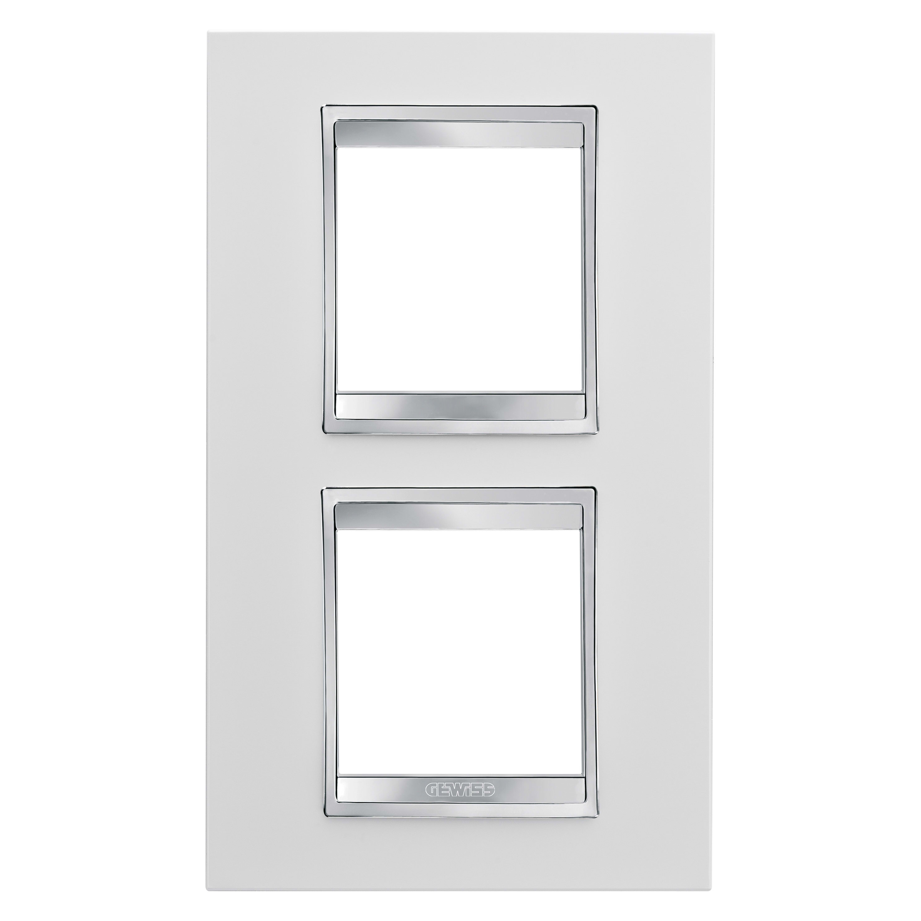 GEWISS - GEWGW16224TB PLACCA LUX INT.2+2M V.BIANCO