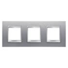 GEWISS - GEWGW16226VT PLACCA LUX INT.2+2+2M O.TITANIO
