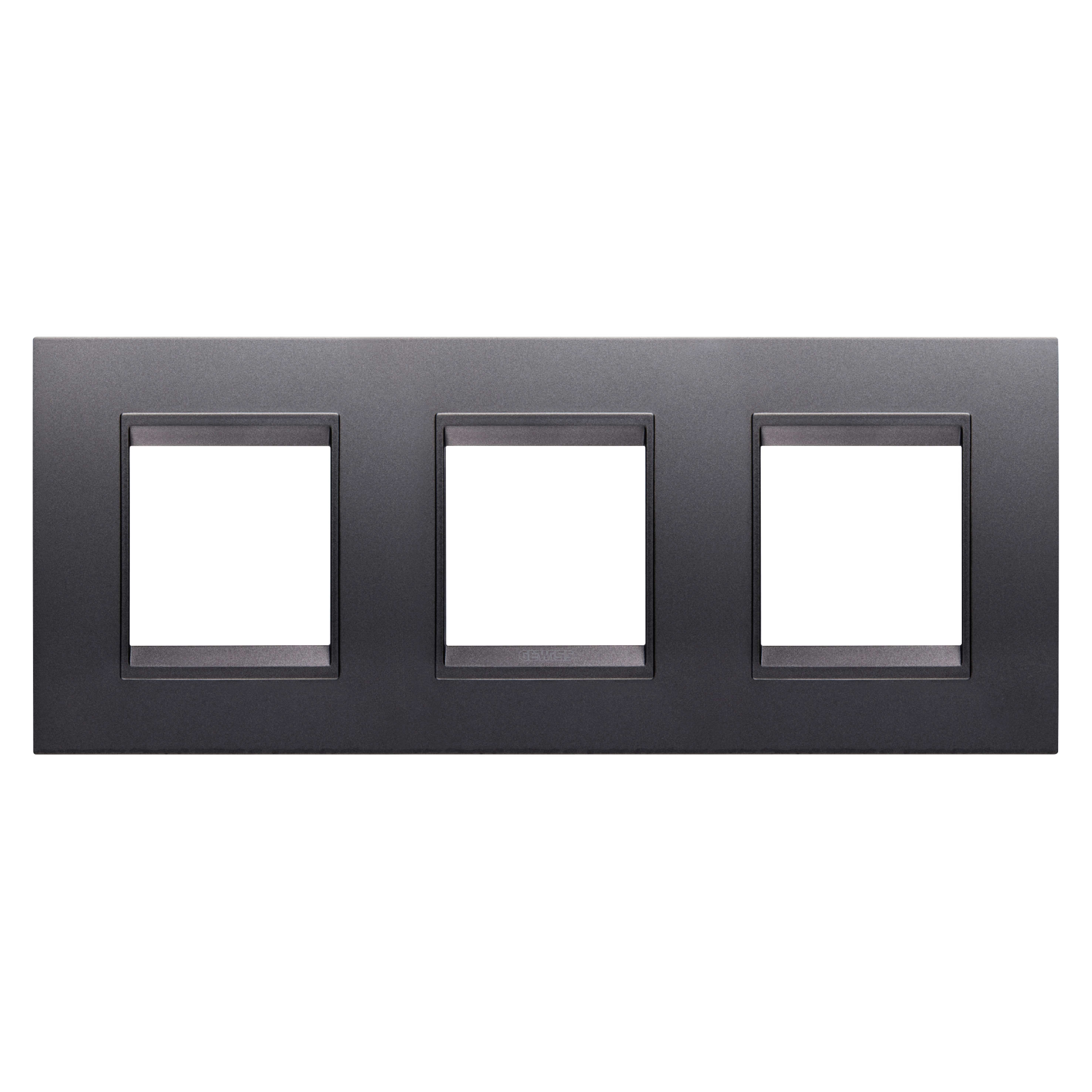 GEWISS - GEWGW16226YA PLACCA LUX INT.2+2+2M O ARDESIA ABSOLUTE