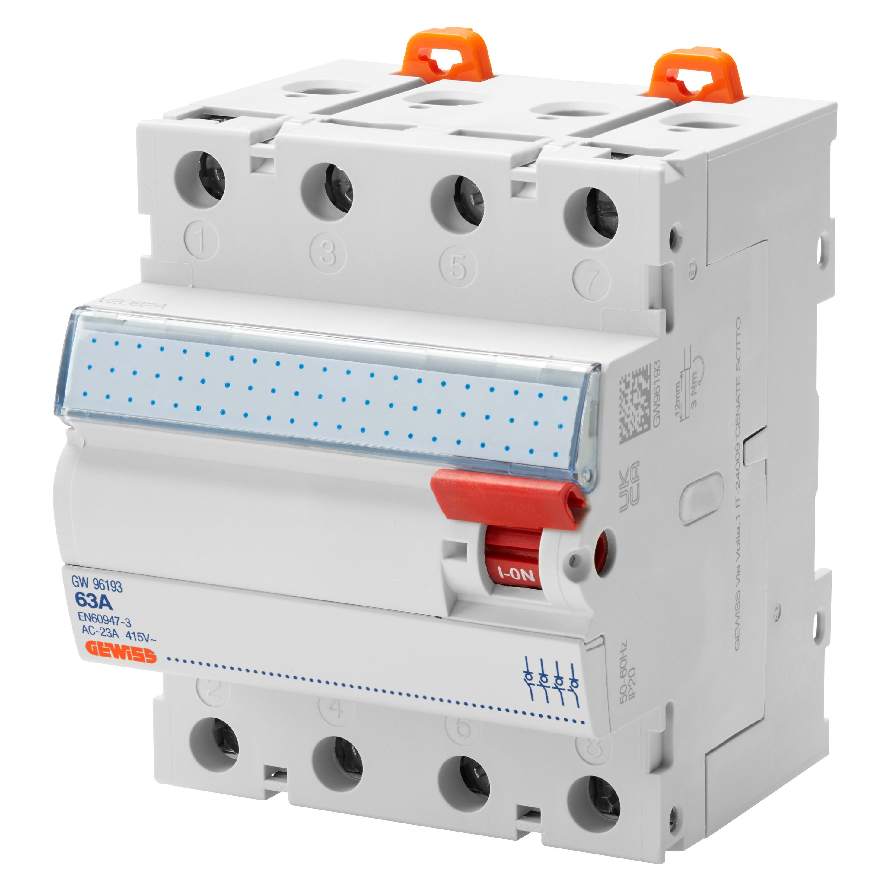 GEWISS - GEWGW96192 INT.MANOVRA-SEZIONATORE ACC.4P 40A