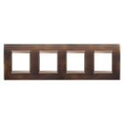 GEWISS - GEWGW16228XQ PLACCA LUX INT.2+2+2+2M O MET.OTTONE ANT