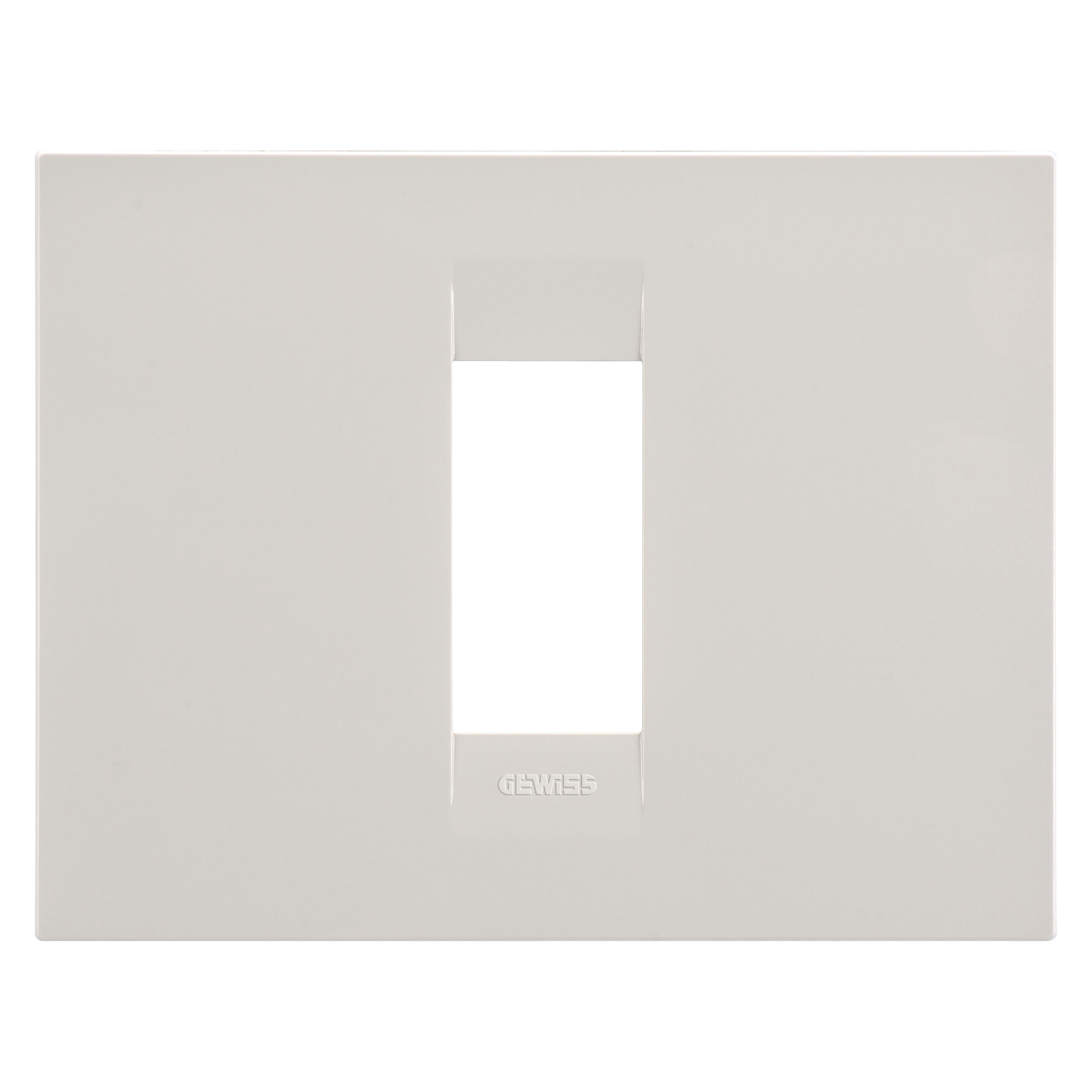 GEWISS - GEWGW16401TI PLACCA GEO - IN TECNOPOLIMERO - 1 POSTO - AVORIO - CHORUSMART