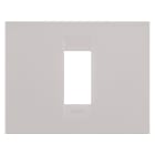 GEWISS - GEWGW16401VL PLACCA GEO - IN TECNOPOLIMERO VERNICIATO - 1 POSTO - NATURAL BEIGE - CHORUSMART