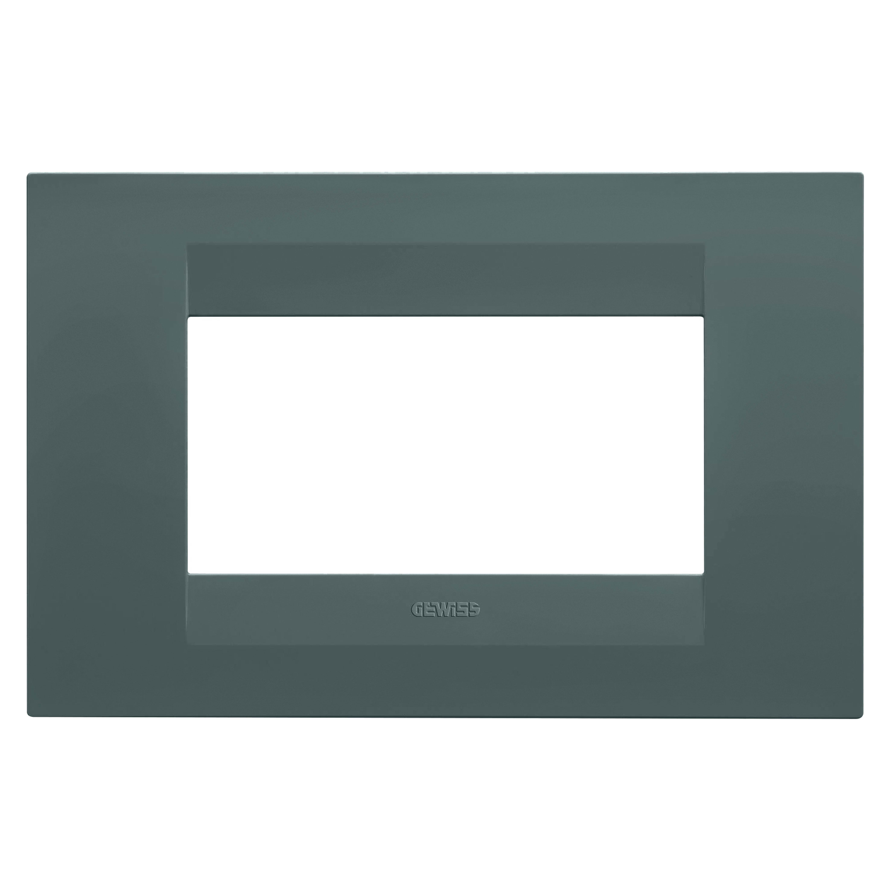 GEWISS - GEWGW16404VZ PLACCA GEO - IN TECNOPOLIMERO VERNICIATO - 4 POSTI - OTTANIO - CHORUSMART