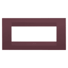 GEWISS - GEWGW16406VD PLACCA GEO - IN TECNOPOLIMERO VERNICIATO - 6 POSTI - TUSCAN RED - CHORUSMART