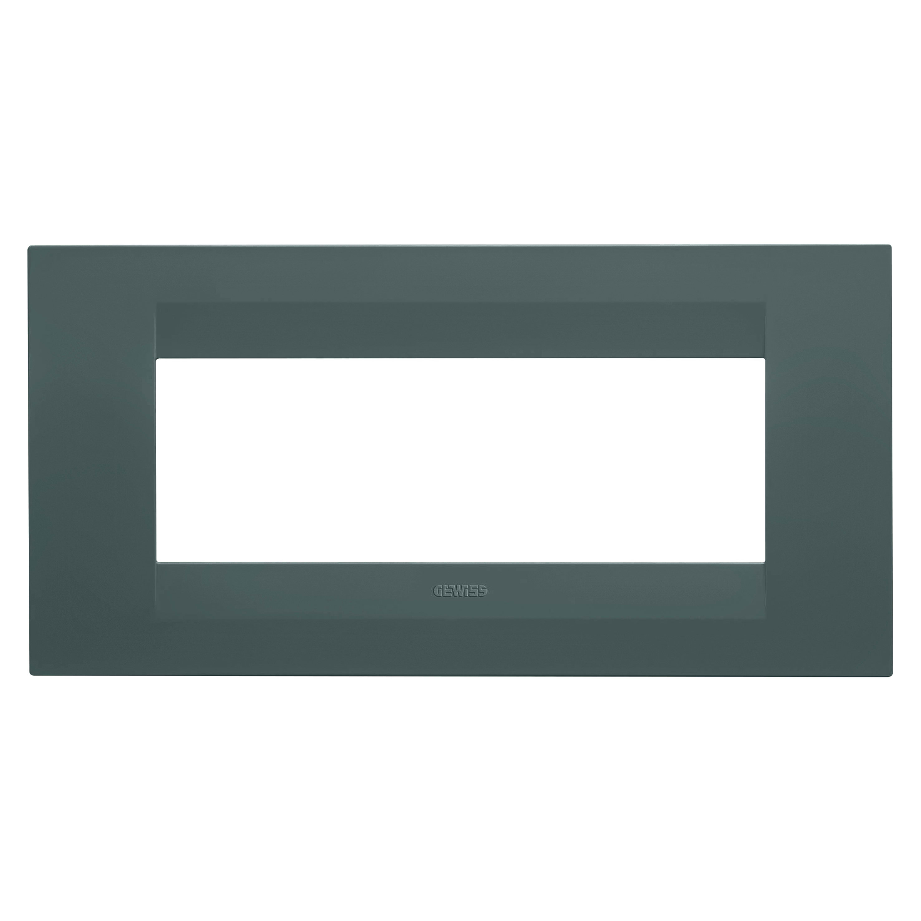 GEWISS - GEWGW16406VZ PLACCA GEO - IN TECNOPOLIMERO VERNICIATO - 6 POSTI - OTTANIO - CHORUSMART