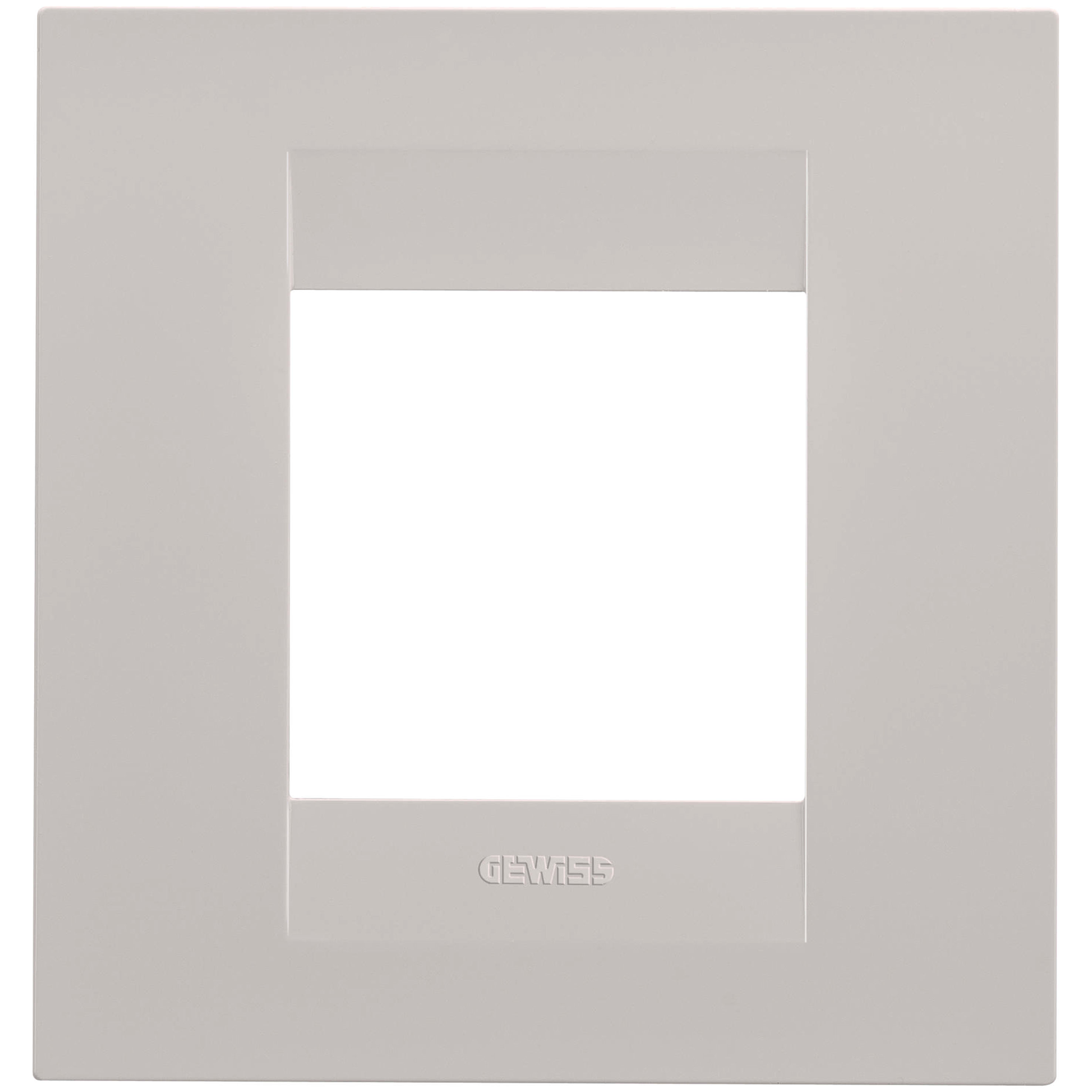 GEWISS - GEWGW16422VL PLACCA GEO INTERNATIONAL - IN TECNOPOLIMERO VERNICIATO - 2 POSTI - NATURAL BEIGE - CHORUSMART