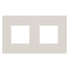 GEWISS - GEWGW16423TI PLACCA GEO INTERNATIONAL - IN TECNOPOLIMERO - 2+2 POSTI ORIZZONTALE - AVORIO - CHORUSMART
