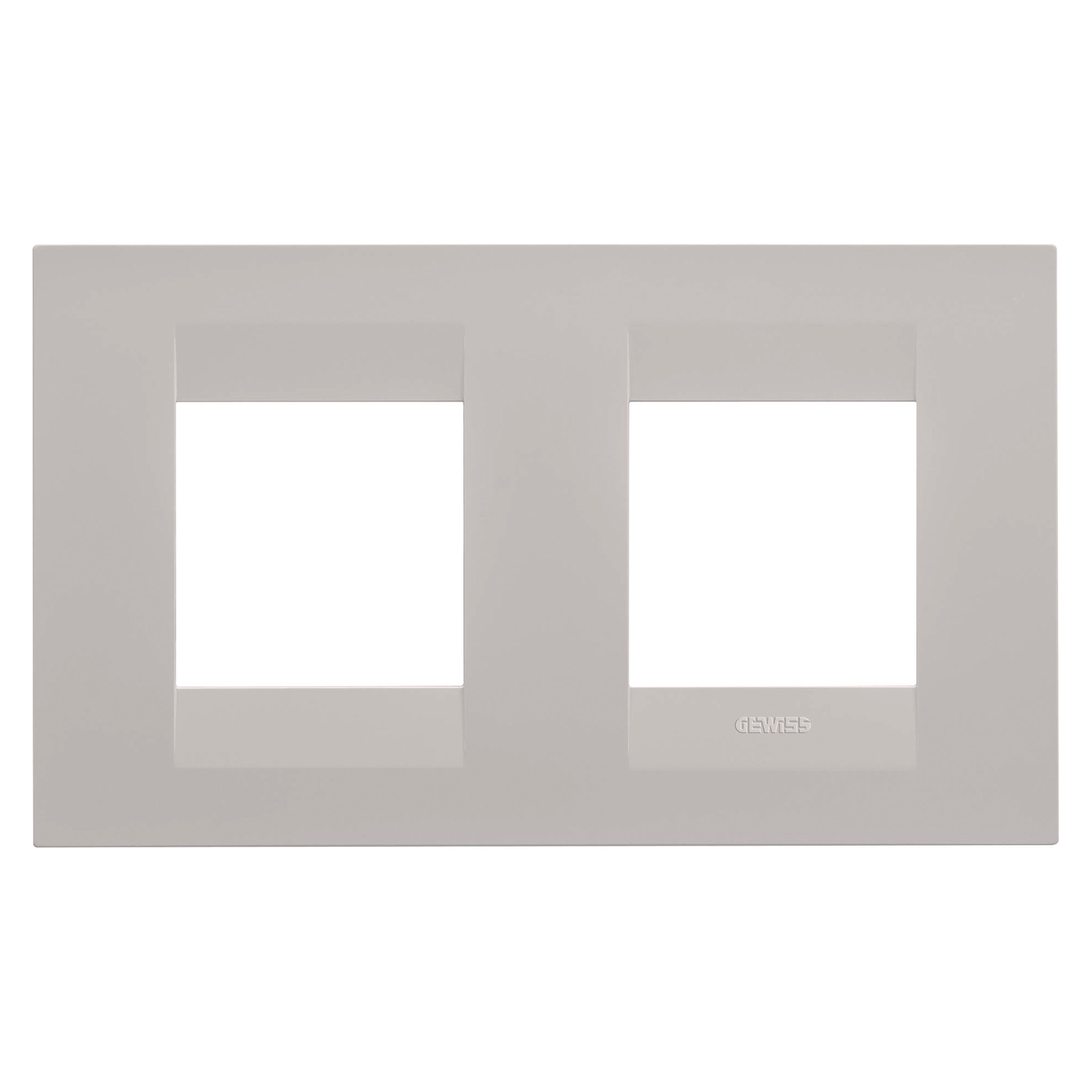 GEWISS - GEWGW16423VL PLACCA GEO INT.2+2M O NATURAL BEIGE