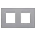 GEWISS - GEWGW16423VT PLACCA GEO INT.2+2M O.TITANIO