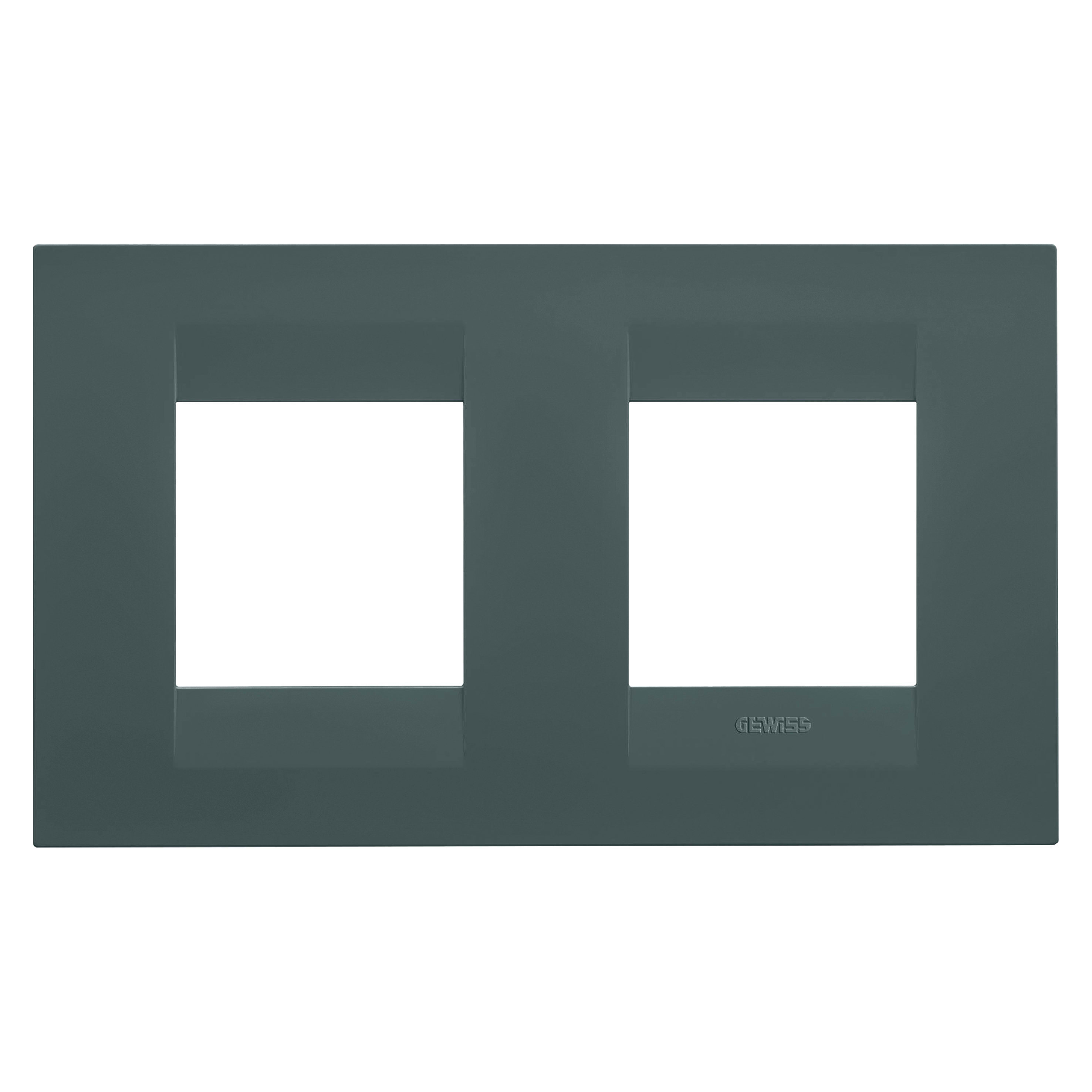 GEWISS - GEWGW16423VZ PLACCA GEO INT.2+2M O OTTANIO