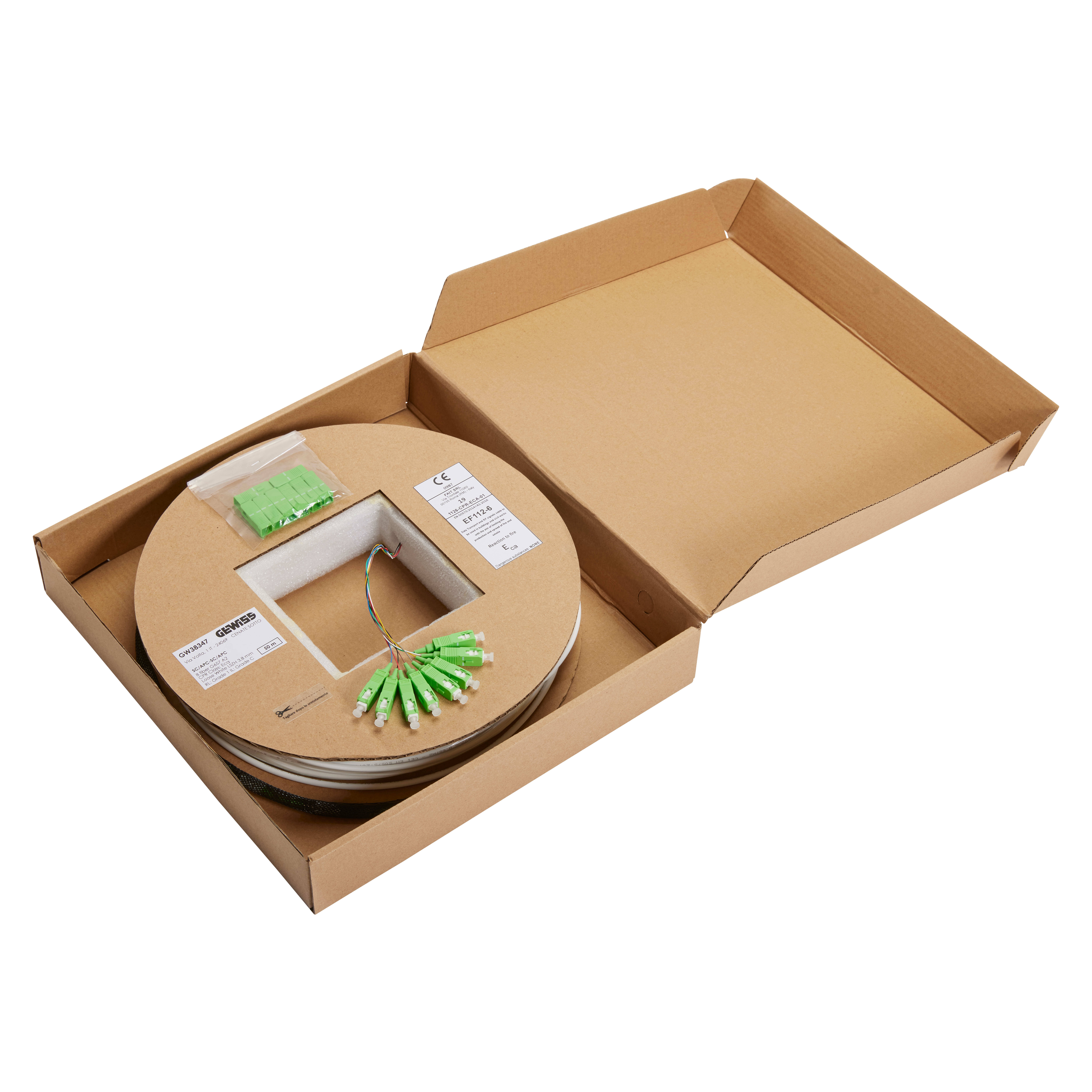 GEWISS - GEWGW38348 BRETELLA SC/APC 100M 8 FIBRE PER MONTANT