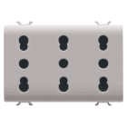 GEWISS - GEWGW13209 PR.TRIPLA 2P+T 16A P17-11 BIV.ST.ITA.BE