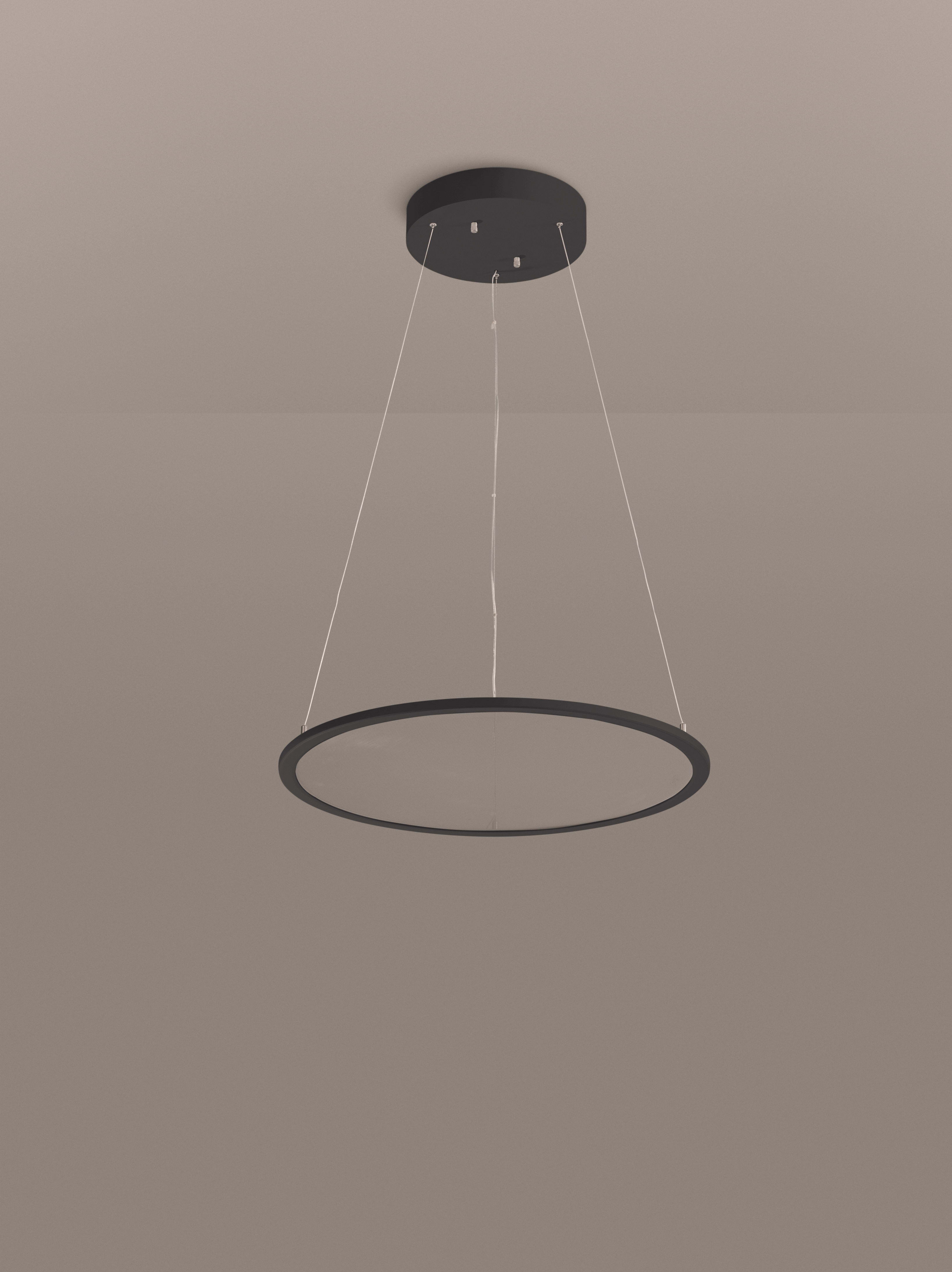 SICOM - SOL7004137 SIRIO LED PANEL TWIST ROUND NERO 58-830-