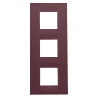 GEWISS - GEWGW16427VD PLACCA GEO INT.2+2+2M V TUSCAN RED