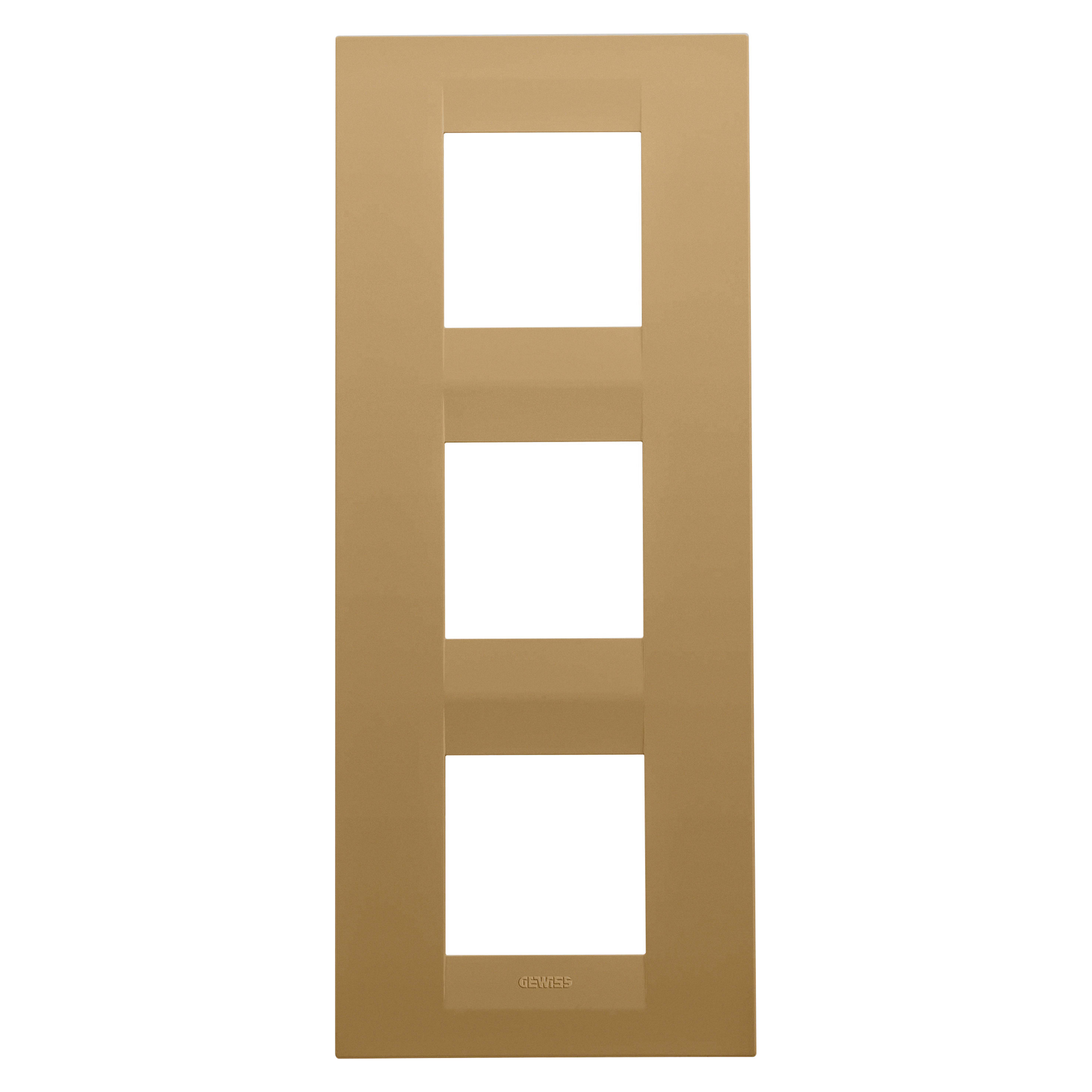 GEWISS - GEWGW16427VO PLACCA GEO INT.2+2+2M V ORO