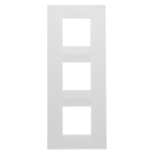 GEWISS - GEWGW16427VW PLACCA GEO INT.2+2+2M V BIANCO SATINATO