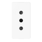 GEWISS - GEWGWC20201 PRESA 2P+T 10A STD ITALIANO BIANCO