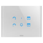 GEWISS - GEWGW16955CT PLACCA ICE TOUCH SIMB. INTERC. TITANIO
