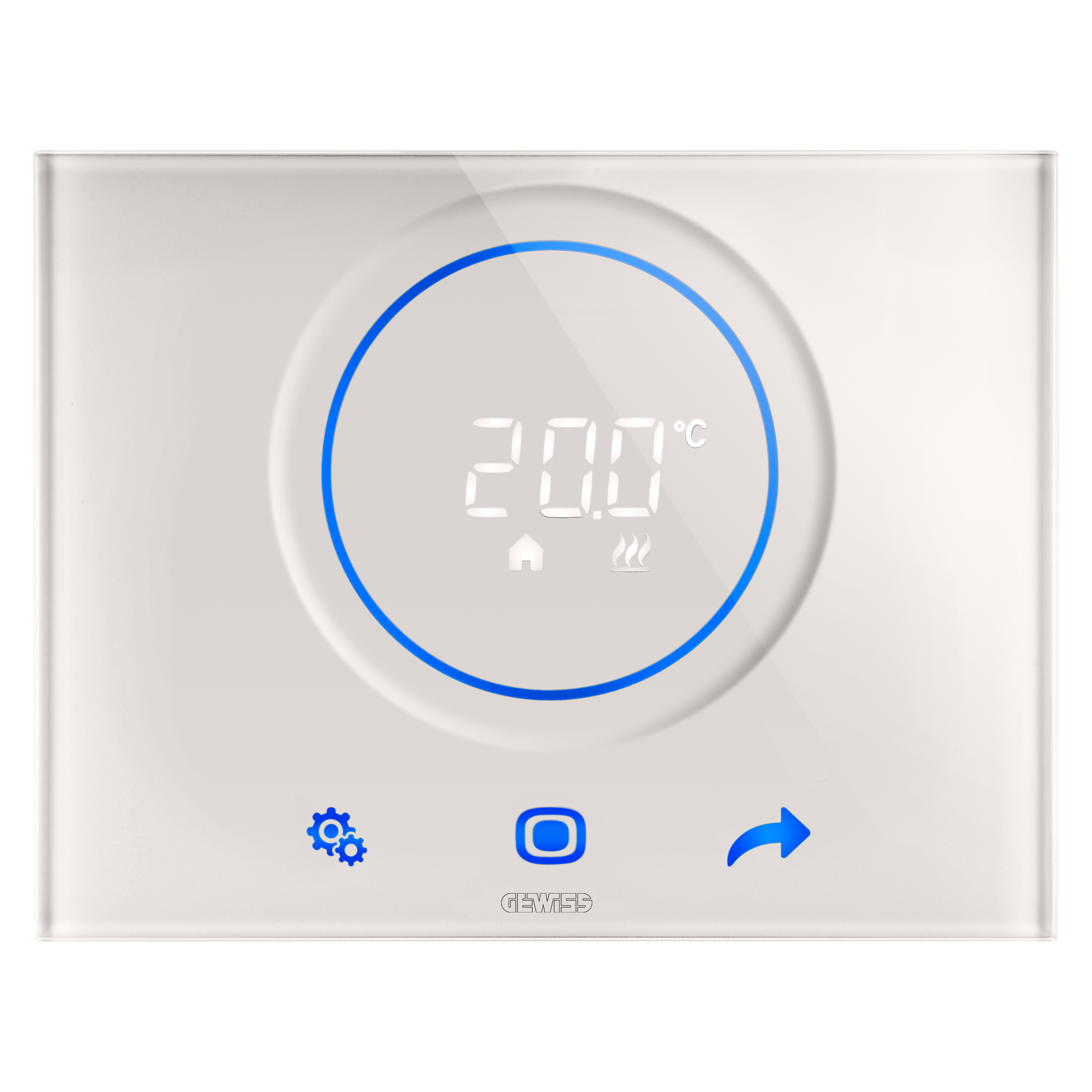GEWISS - GEWGW16976CL TERMOSTATO THERMO ICE - KNX - DA PARETE - NATURAL BEIGE - CHORUSMART
