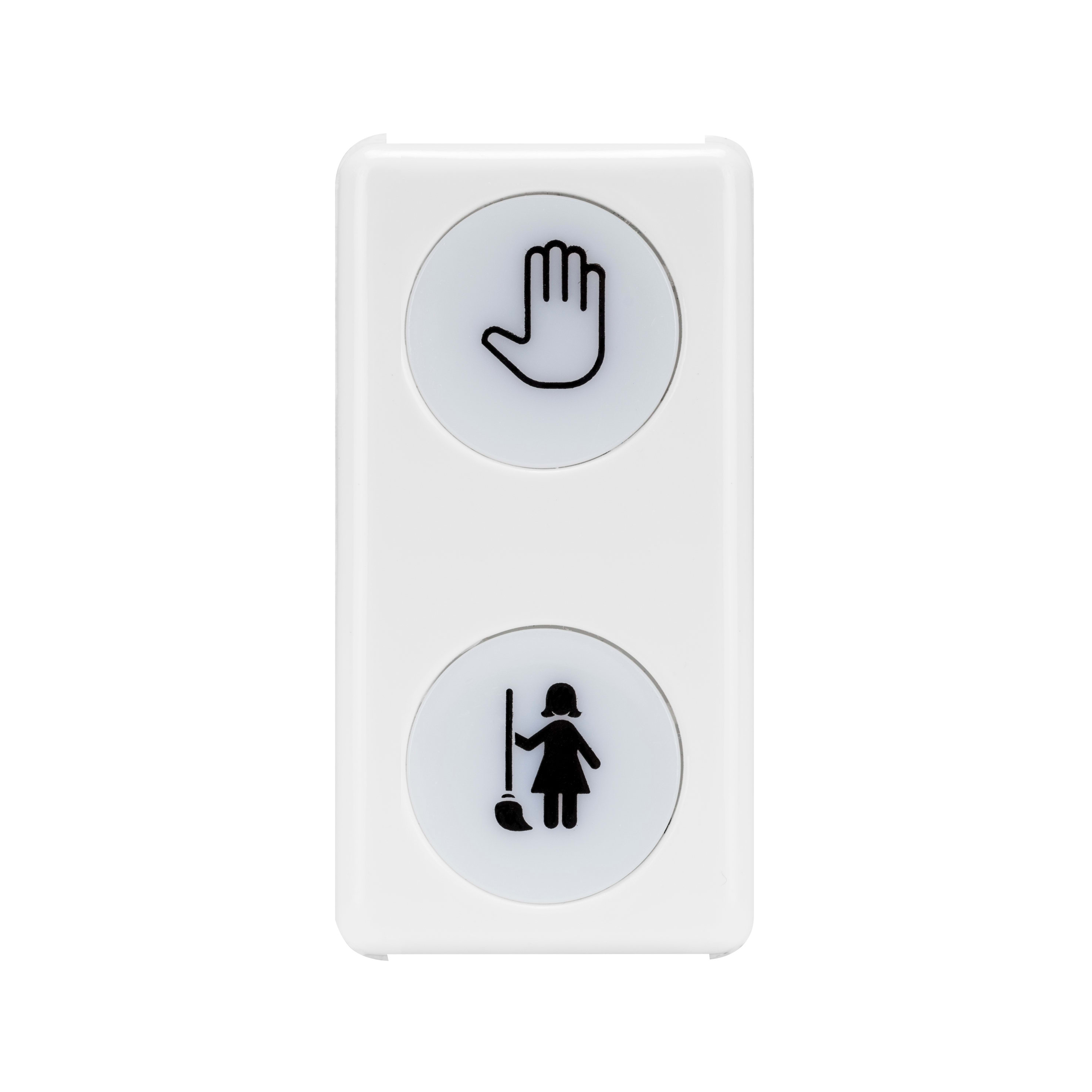 GEWISS - GEWGW20656 SPIA DI SEGNALAZIONE DOPPIA - OPALE - DND+MUR - 1 MODULO - SYSETEM WHITE