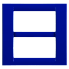 GEWISS - GEWGW22177 PLACCA VIRNA - IN TECNOPOLIMERO FINITURA LUCIDA - 8 POSTI (4+4 SOVRAPPOSTI) - BLU JAZZ - SYSTEM