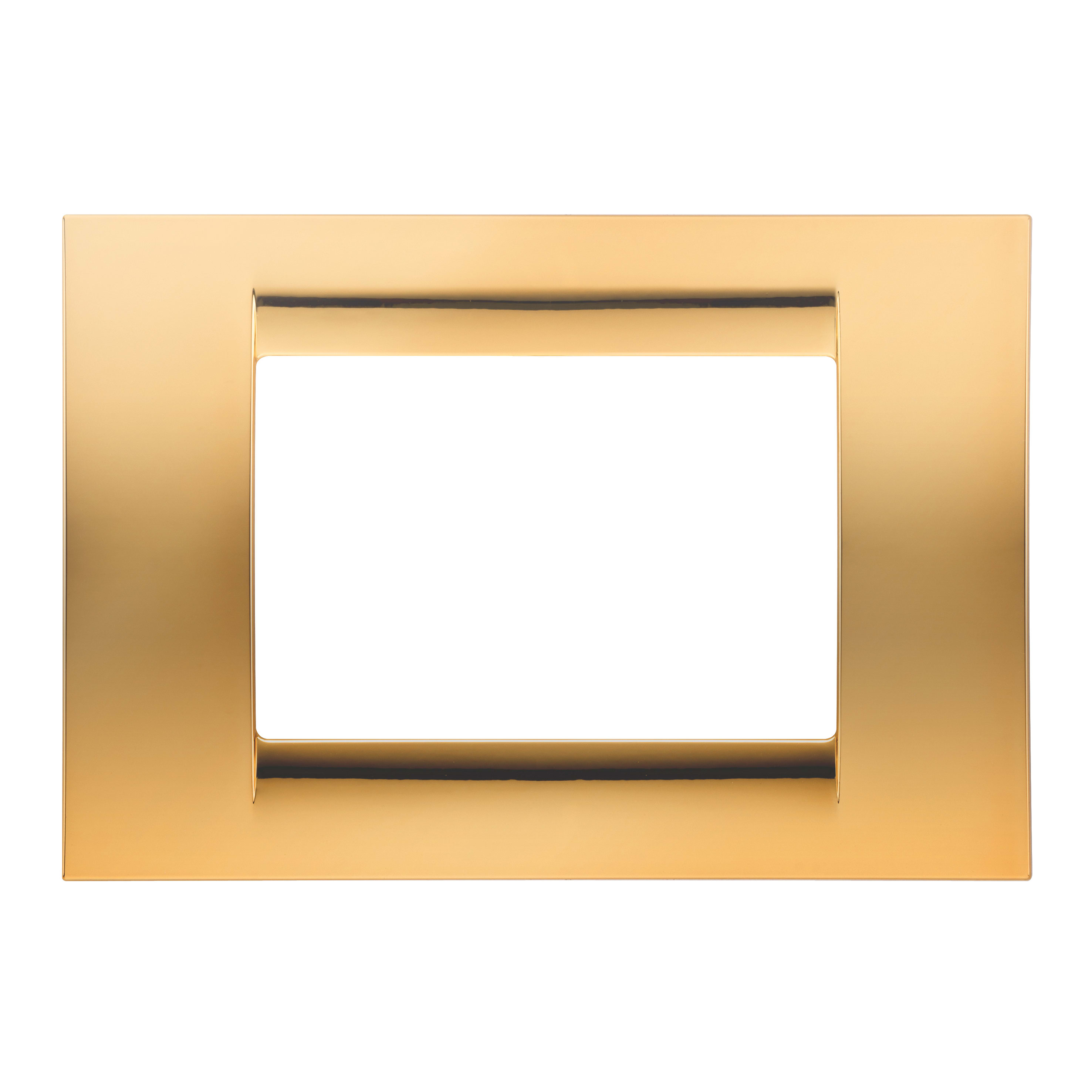 GEWISS - GEWGW22267 PLACCA 8M ORO ANTICO SYSTEM VIRNA