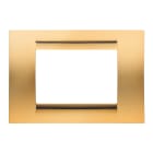 GEWISS - GEWGW22267 PLACCA 8M ORO ANTICO SYSTEM VIRNA