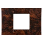 GEWISS - GEWGW22272 PLACCA VIRNA - IN TECNOPOLIMERO - 2 POSTI - RADICA INGLESE - SYSTEM