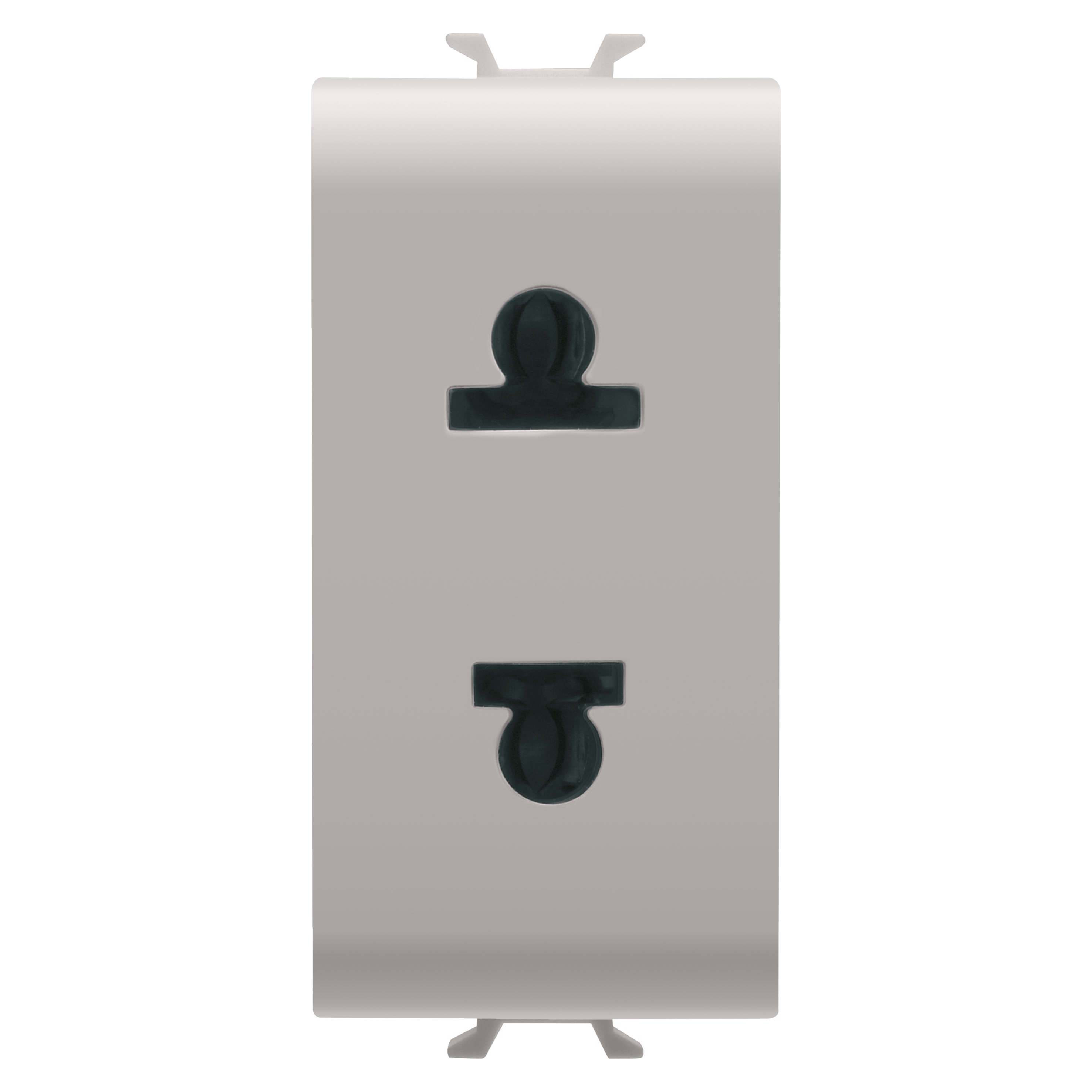 GEWISS - GEWGW13287 PRESA STANDARD EUROAMERICANO 250/125V ac - 2P 15A - 1 MODULO - NATURAL BEIGE SATINATO - CHORUSMART
