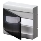 GEWISS - GEWGW40542 PORTA TRASPARENTE FUMÉ CON CORNICE PER FINITURA BASI DI SUPPORTO - IP40 - FISSAGGIO A SCATTO