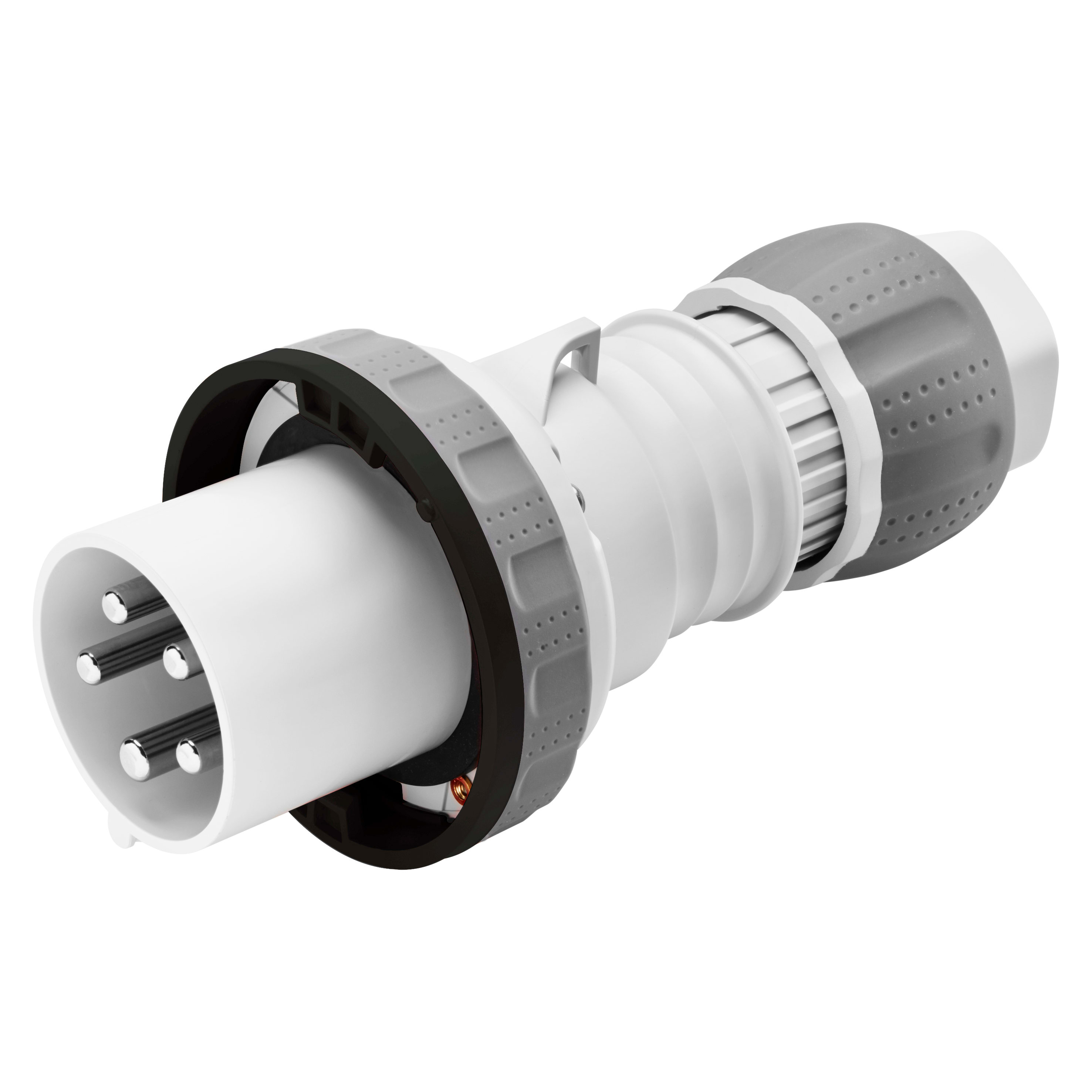 GEWISS - GEWGW60667H SPINA MOBILE DIRITTA HP - IP66/IP67/IP68/IP69 - 2P+T 125A 480-500V 50/60HZ - NERO - 7H - CABLAGGIO A MANTELLO