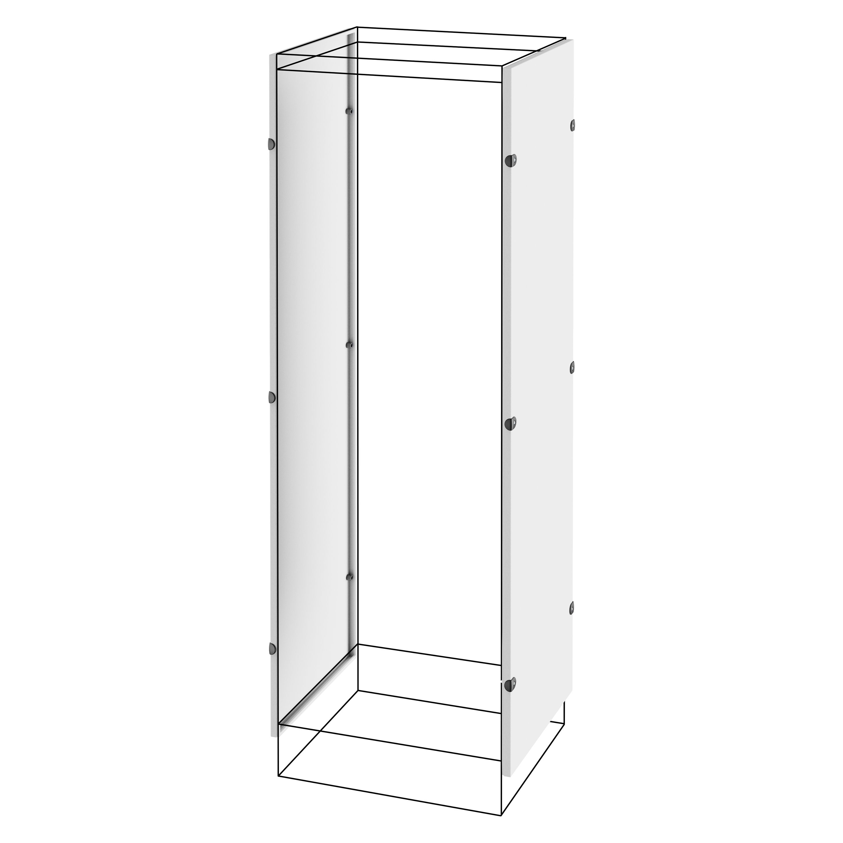 GEWISS - GEWGWD3683 QDX 1600H PAV PANN LATERALI 2000X800 GR
