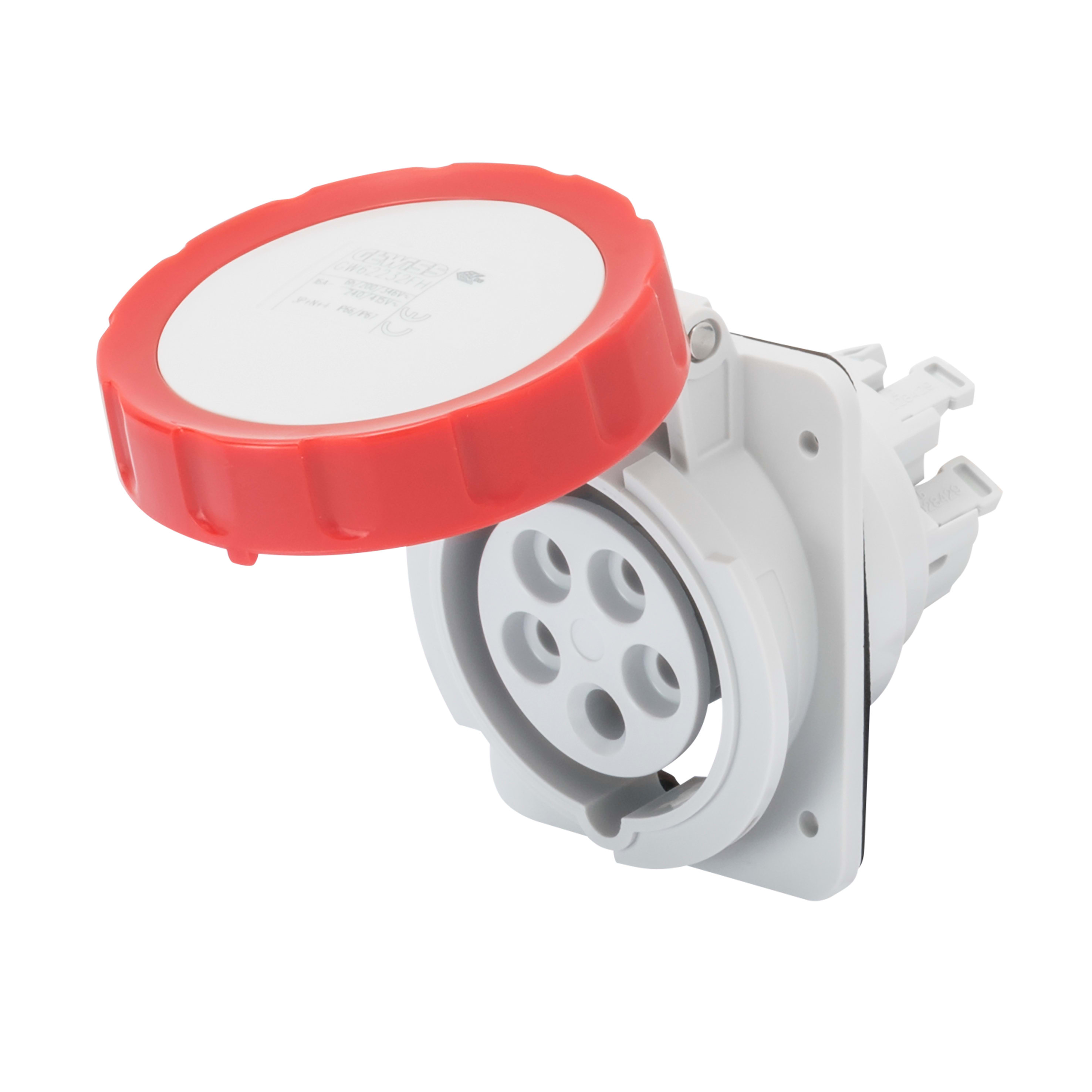 GEWISS - GEWGW62241FH PR.INC.10 HP IP67 2P+T 32A 400V 9H CR