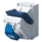 GEWISS - GEWGW66406 COMBIBLOC C.F.IP44 3P+N+T 16A 230V 9H