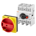 GEWISS - GEWGW70064 INTERRUTTORE SEZIONATORE ROTATIVO - DA QUADRO - MANOPOLA ROSSA - 3P 4M EN50022 125A