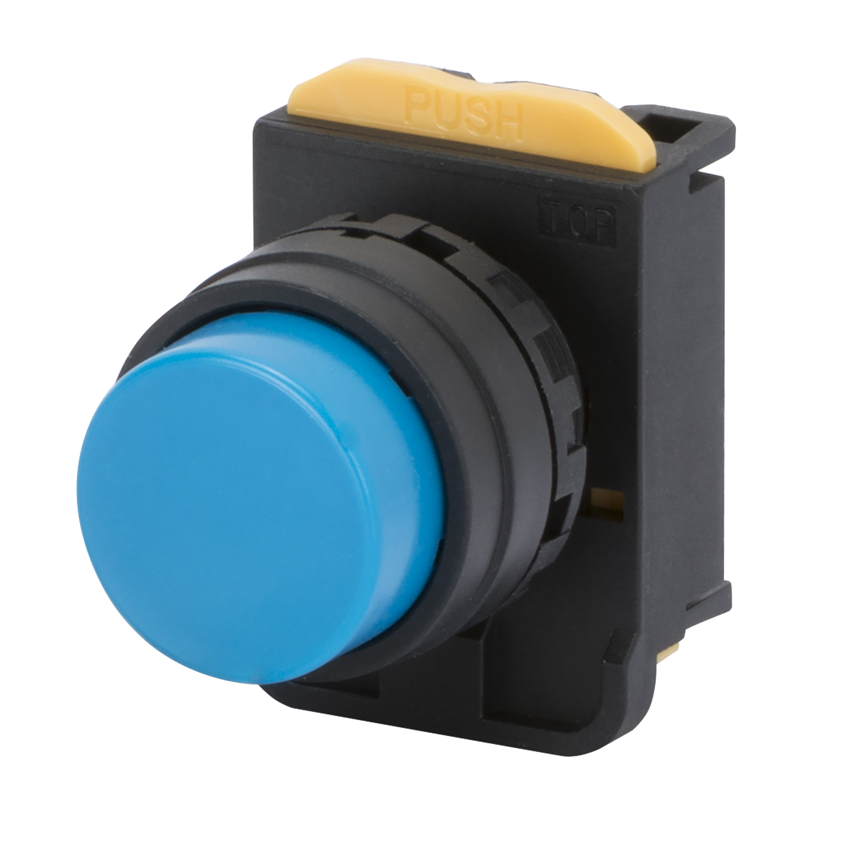 GEWISS - GEWGW74315 PULSANTE MOMENTANEO SENZA GUARDIA FORMA TONDA - BLU