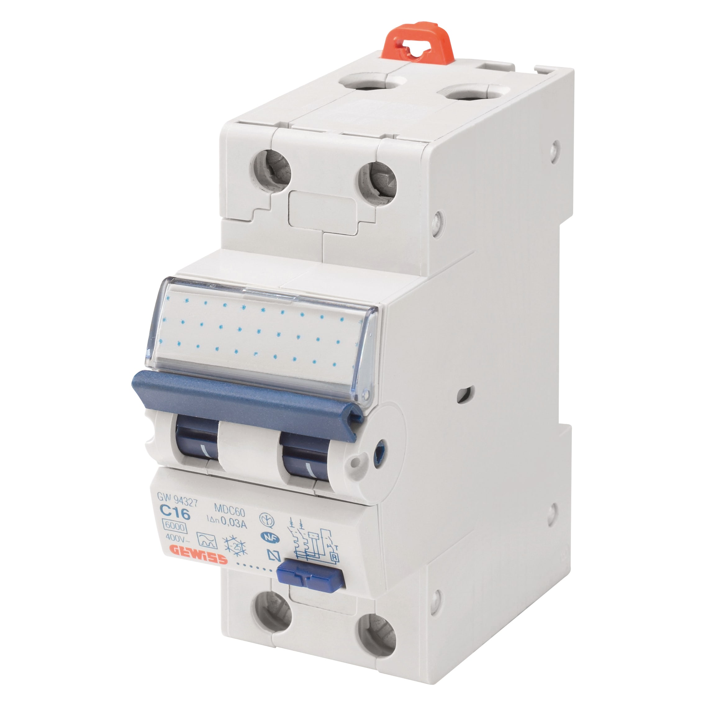 GEWISS - GEWGW95835 INT.MAG.DIF.COM.2P B6 10KA AIR/0,03 2M